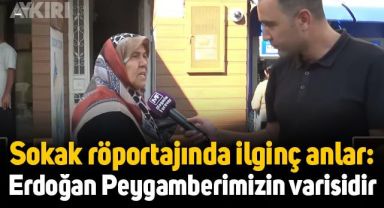 Sokak röportajında ilginç sözler: