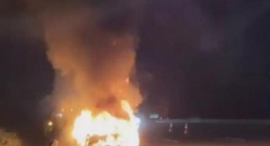 Sosyal medya fenomeni ölümden döndü: Taştan'ın otomobili seyir halinde alev aldı