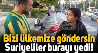 Suriyeli genç kızın sözleri sokak röportajına damga vurdu: 