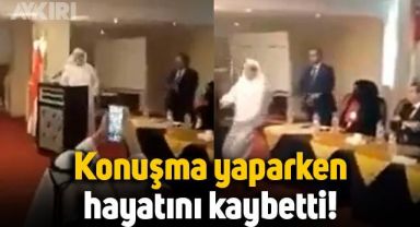 Suudi Arabistanlı diplomat, Mısır'da konuşma yaparken bir anda hayatını kaybetti