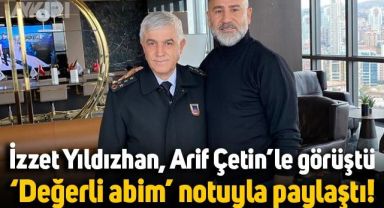 Türkücü İzzet Yıldızhan, Jandarma Genel Komutanı Arif Çetin'i ziyaret etti: