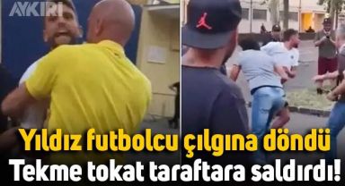Yıldız futbolcu Berardi, taraftarla gerilim yaşadı: Hem kovaladı hem yumrukladı!