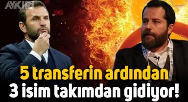 5 yeni ismi kadrosuna katan Galatasaray, 3 oyuncusunu takımdan gönderiyor!