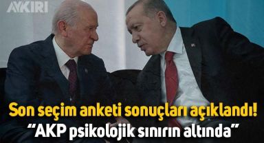 Aksoy Araştırma'nın son anket sonuçları açıklandı: 