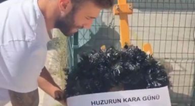 Alpaslan Öztürk'ten eşi Ebru Şancı'ya evliliklerinin 7'nci yıl dönümünde siyah çelenk şoku