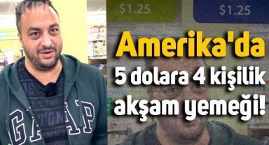 Amerika'da 5 dolara 4 kişilik akşam yemeği videosu viral oldu