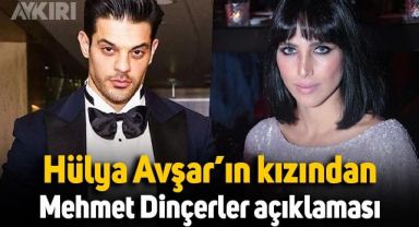 Aşk iddiası: Hülya Avşar’ın kızı Zehra’dan Mehmet Dinçerler açıklaması