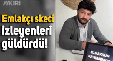 Aykut Elmas'tan milyonlarca kez izlenen emlakçı skeci