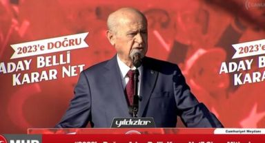 Bahçeli seçim startını Sivas'tan verdi: 