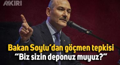 Bakan Süleyman Soylu'dan Avrupa'ya tepki: 