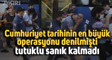 'Bataklık Operasyonu'nun' tüm sanıkları tahliye edildi