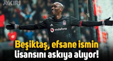Beşiktaş, efsane futbolcusunun lisansını askıya alıyor!