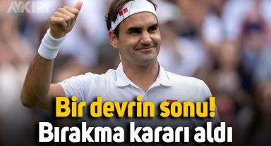 Bir devrin sonu: Roger Federer tenisi bırakma kararı aldı