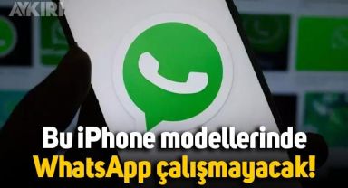 Bu iPhone modellerinde WhatsApp kullanılamayacak!