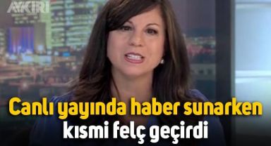 Canlı yayında akılalmaz anlar: Spiker haber sunarken kısmi felç geçirdi