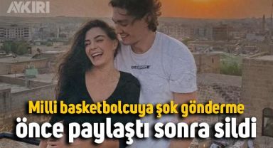 Cedi Osman'ın eşi Ebru şahin'den milli basketbolcuya şok gönderme