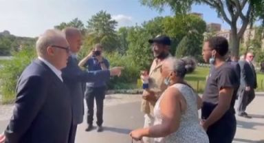 Central Park'ta yürüyüş yapan Erdoğan, ABD'li vatandaştan sigarayı bırakmasını istedi