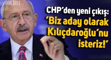 CHP'den yeni açıklama: