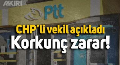 CHP'li Müzeyyen Şevkin PTT'nin dudak uçuklatan zararını açıkladı