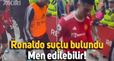 Cristiano Ronaldo suçlu bulundu: Men edilebilir!