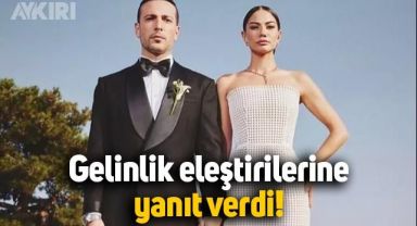Demet Özdemir, gelinliklerine gelen eleştirilere yanıt verdi