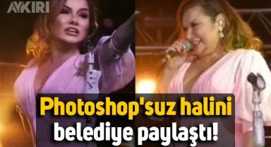 Deniz Seki'nin photoshop'suz halini belediye paylaştı
