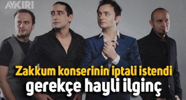 Din Görevlileri Birliği Zakkum konserinin iptal edilmesini istedi