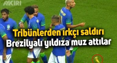 Dostluk maçında ırkçı saldırı: Taraftarlar Richarlison'a muz attı