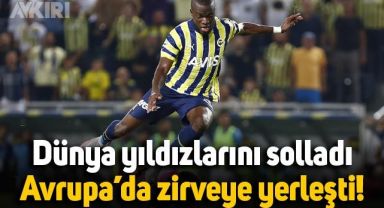 Dünya yıldızlarını solladı, Enner Valencia, Avrupa'da zirveye yerleşti