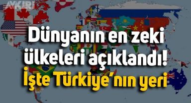 Dünyanın en zeki ülkeleri belli oldu! 2022 zeki ülkeler sıralamasında Türkiye kaçıncı sırada?