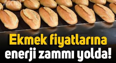 Ekmek fiyatlarına enerji zammı yolda!