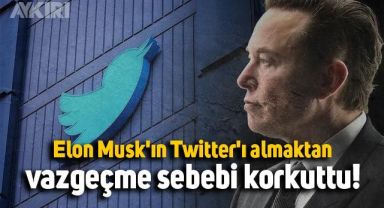 Elon Musk Twitter'ı almaktan neden vazgeçtiğini açıkladı