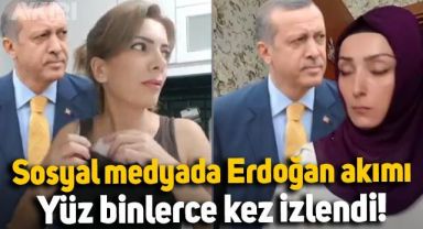 Erdoğan akımı başlattılar: Para sayarken arkalarında beliriyor