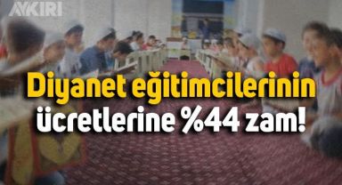 Erdoğan, Diyanet eğitimcilerinin ücretlerine yüzde 44 zam yaptı