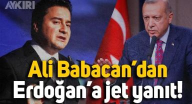 Erdoğan'ın 'Sen kimsin ya' sözlerine Ali Babacan'dan jet yanıt
