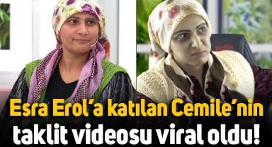 Esra Erol'a katılan Cemile'nin taklidi yapıldı, binlerce beğeni aldı