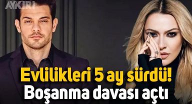 Evlilikleri 5 ay sürdü: Hadise, Mehmet Dinçerler'e boşanma davası açtı