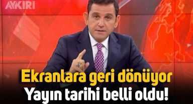 Fatih Portakal ekranlara geri dönüyor: Yayın tarihini açıkladı