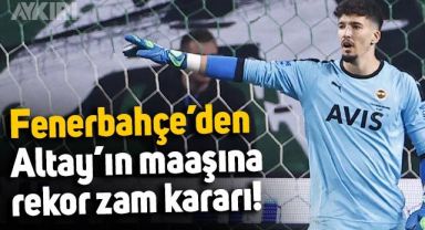 Fenerbahçe'den Altay Bayındır'a yeni sözleşme: Maaşına büyük zam!