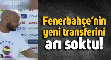Fenerbahçe'nin yeni transferi Joao Pedro'yu canlı yayında arı soktu