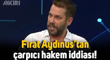 Fırat Aydınus'tan çarpıcı hakem iddiası: Maaşları ödenmedi