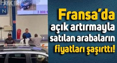 Fransa'da açık artırmayla satılan arabaların fiyatları şaşkınlık yarattı