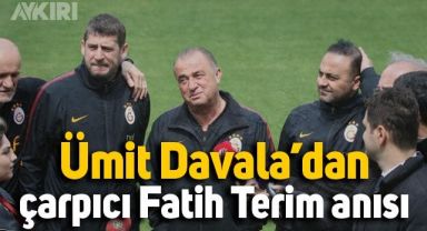 Galatasaray'ın efsane kadrosundaki isimlerden Ümit Davala'dan dikkat çeken Fatih Terim anısı