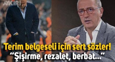 Gazeteci Fatih Altaylı'dan Fatih Terim'in hayatını anlatan belgesel için sert sözler