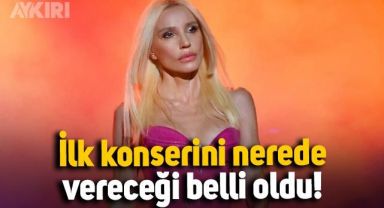 Gülşen'in ilk konserini nerede vereceği belli oldu