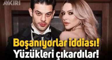 Hadise ve Mehmet Dinçerler boşanıyor iddiası: Yüzükleri çıkardılar!