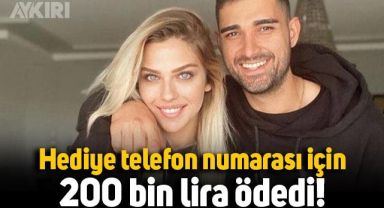 İdo Tatlıses, hediye telefon numarası için 200 bin lira ödedi