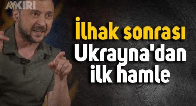 İlhak sonrası Ukrayna'dan ilk hamle