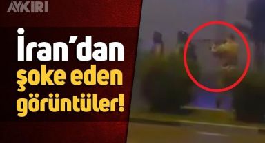 İran'da son durum: göstericilere nişan alınmaya başladı! İşte o görüntüler