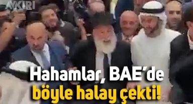 İsrailli hahamlar, BAE'deki düğünde böyle halay çekti